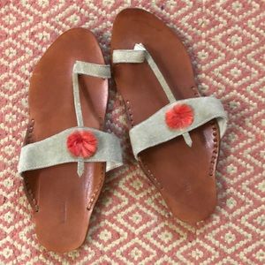 Mia Zia suede sandals, size 38